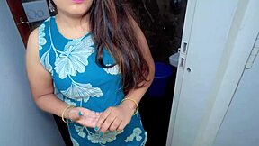 desi stepsister's big boobs exposed in nude fuck video