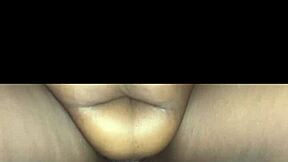 Chubby Amateur Rides Big Black Cock Doggystyle Spitting Cum