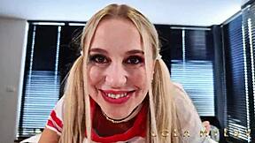 stepsister lola myluv ties stepbrother for hard punishment fuck