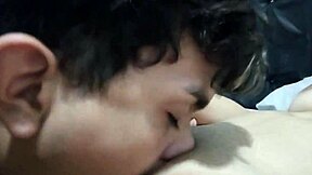 Perverted Stepbro Tongue Dives into 18-Year-Old Latina Stepsis Juicy Tight Pussy