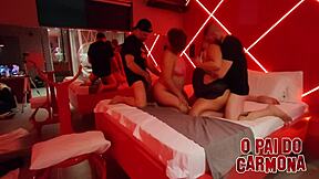 Behind scenes brazilian bbw mature gets her fat ass fucked raw by young stud