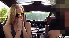 Country Girl Desperate for Cash Sucks Monster Cock at XXX Pawn