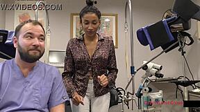 miss mars orgasms in hospital with dildo vibrator