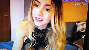 Sexy Blonde Webcam Slut's Look and Dirty Talk Drive Me Wild with Desire