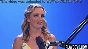 We chat then ozzie milf charlie forde fingers her pussy to orgasm on casting podcast