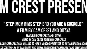 milf stepmom swallows my cum while rimming stepson under femdom control