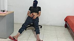my thick daddy cock stretches horny stepsister's tight pussy in homemade roleplay