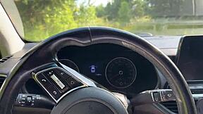 i asked this bitch to fix my car but she deepthroats my cock instead in the tight pussy ride