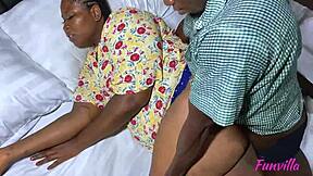 Fucking Curvy BBW Teacher's Huge Tits in Bedroom