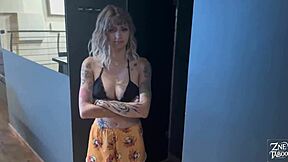 step sis janys yoga scene got me way too hot