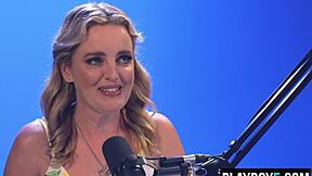 We chat then ozzie milf charlie forde fingers her pussy to orgasm on casting podcast