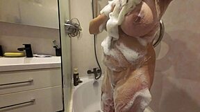 damn, check out this soapy perfect stepsister body all wet in 4k slow motion 😍🫧