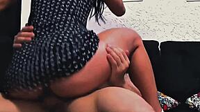 Buff Endowed Boyfriend Pounds Young Big-Ass Girlfriend