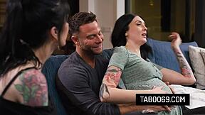 pregnant anna de ville charlotte sins fuck wildly in depraved threesome