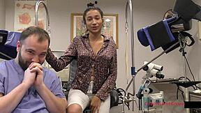 miss mars orgasms in hospital with dildo vibrator