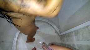 mouth soaping overwhelms her before intense shower fucking explosion