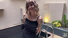 step sis janys yoga scene got me way too hot