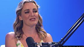 We chat then ozzie milf charlie forde fingers her pussy to orgasm on casting podcast