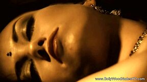 Indian Brunette Rips Clothes for Erotic Striptease Tease