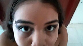 stepbro devours skinny latina stepsis huge chocolate pussy in taboo roleplay