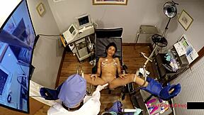 miss mars orgasms in hospital with dildo vibrator