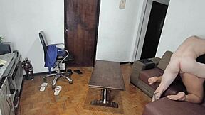 StepMom Shows Stepson Real Action Over Games With Bareback Monster Cock Pounding Her Wet Mommy Pussy Hard