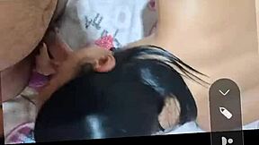 Chubby Crossdresser Fucks Blonde Brazilian at Home