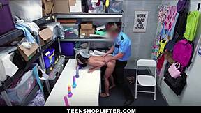 tiny latina luxe la fox caught shoplifting on wedding day lets officer jason sarcinelli pound her for release