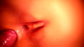 her tight shaved ass stuffed with toys and cock