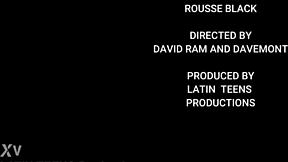 Bound Latina Rousse Black Endures BDSM Pissing Bondage with Gaping Pussy DAP and Cum Mouthful Swallowing