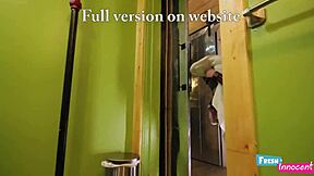 yo petite innocent 18yo teen fucked rough by tattooed stud