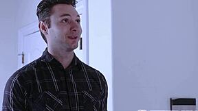 Chloe Cherry Gags on Brad Sterling's Tall Cock Deepthroat Doggie Delight