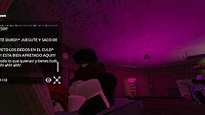 esta zorra negra gime mientras chupa verga sucia y recibe creampie interracial hardcore