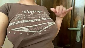 Hey check these perky natural tits with hard nipples begging for your tongue and hands