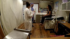 tampa university entrance physical has mia sanchez spreading for anal finger exam