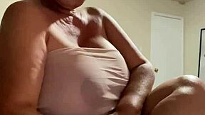 fat mommy spreads her huge dripping pussy wide