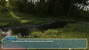 Blonde teen slut sucks big black cock while daddy watches her cum