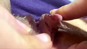 watch this huge clit throb through insane closeup orgasm...
