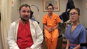 tampa university entrance physical has mia sanchez spreading for anal finger exam