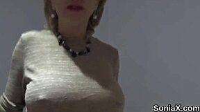 unfaithful english mature gill ellis pops massive hooters everywhere!