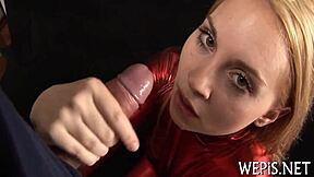 babes going insane in this wild pissing competition sucking and fucking hard