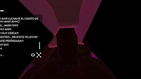 esta zorra negra gime mientras chupa verga sucia y recibe creampie interracial hardcore