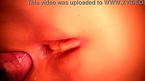 her tight shaved ass stuffed with toys and cock