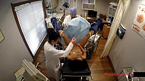 tampa university entrance physical has mia sanchez spreading for anal finger exam