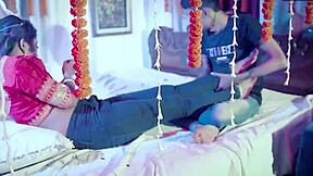 WILD SUHAAG RAAT! young indian pair's FIRST NIGHT explodes in DIRTY hindi screams and creampie bliss??