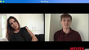 milf wife sneaks anal with young colleagues permission