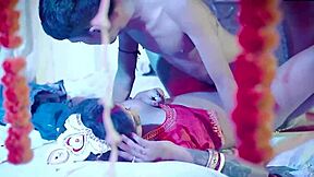 WILD SUHAAG RAAT! young indian pair's FIRST NIGHT explodes in DIRTY hindi screams and creampie bliss??