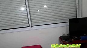 21yo blonde brazilian gives ass to old guy in her room - full see through