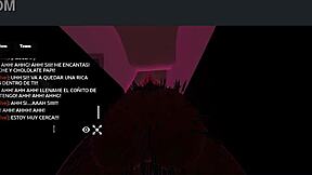 esta zorra negra gime mientras chupa verga sucia y recibe creampie interracial hardcore