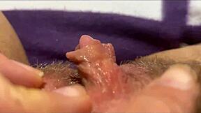 wanna see this big clit throb and explode up close during orgasm?